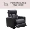 Larson Power Reclining Home Theater Chair With Tray - Image 6
