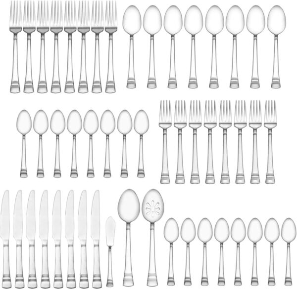 International Silver Kensington 51-Piece Stainless Steel Flatware Set - Image 2