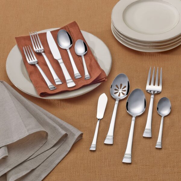 International Silver Kensington 51-Piece Stainless Steel Flatware Set