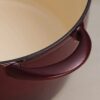 Tramontina Enameled Cast Iron 7-quart Dutch Oven  - Cranberry - Image 6