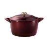 Tramontina Enameled Cast Iron 7-quart Dutch Oven  - Cranberry - Image 2