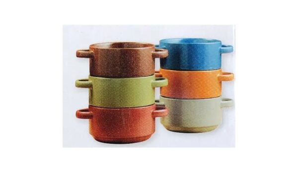 Mikasa Gingko Gourmet Basics By Mikasa Braylin Set Of 6 Stackable Stoneware Bowls