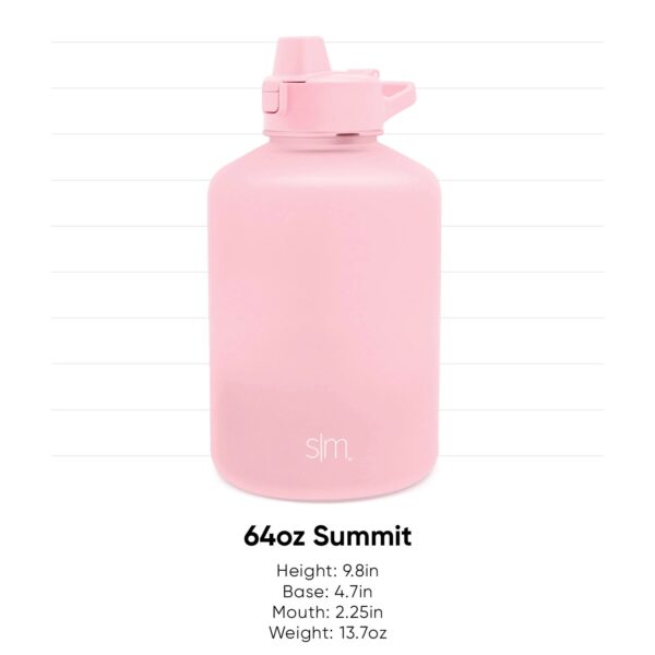 Simple Modern 64-oz Tritan Plastic Summit Water Bottle With Flip Straw - Image 2