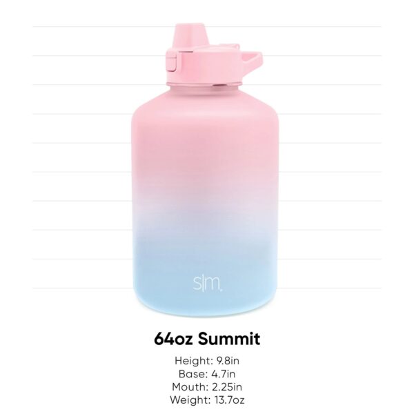 Simple Modern 64-oz Tritan Plastic Summit Water Bottle With Flip Straw - Image 3
