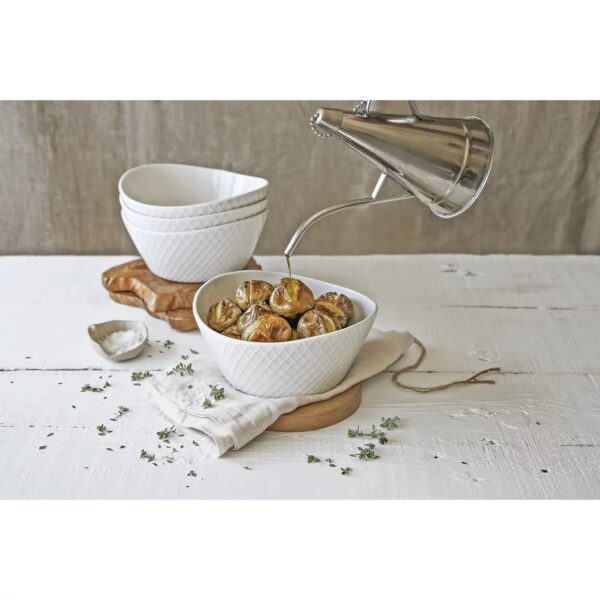 Over & Back 4-piece Porcelain Serving Bowl Set - Image 5