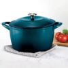 Tramontina Enameled Cast Iron 7-quart Dutch Oven  - Peacock - Image 4