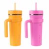Thermoflask 32oz Insulated Standard Straw Tumbler With Handles - 2pack - Image 3