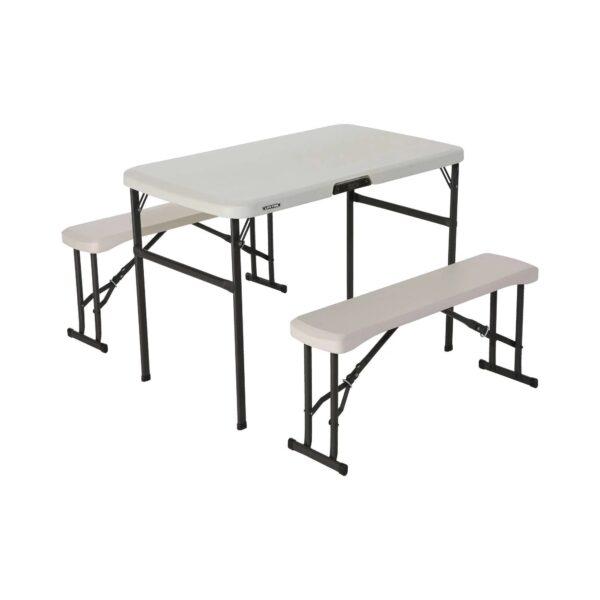 Lifetime Folding Picnic Table With Benches