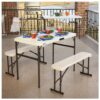 Lifetime Folding Picnic Table With Benches - Image 3