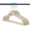 Member's Mark Elite Velvet Hangers With Chrome Hooks -50 Pcs - Ivory