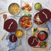 Member's Mark 11-piece Modern Ceramic Cookware Set -Burugundy - Image 2