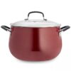 Belgique Nonstick Aluminum Red 12-Pc. Cookware Set, Created for Macy's - Image 7