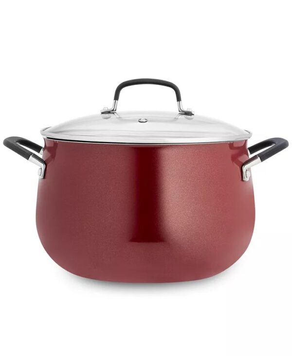 Belgique Nonstick Aluminum Red 12-Pc. Cookware Set, Created for Macy's - Image 7