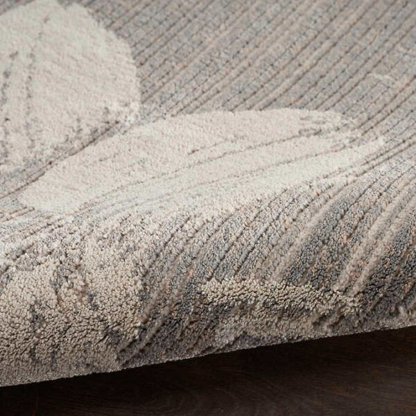 Nourison Home Reclaimed Rug - Bloom Gray Ivory - 9ft X 12ft - Image 3