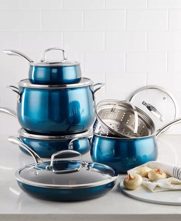 Belgique Aluminum 11-Pc. Cookware Set, Created for Macy's