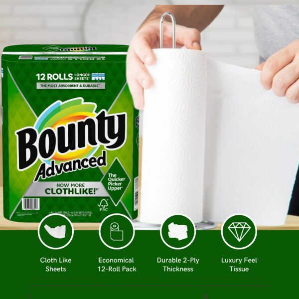 Bounty Advanced Paper Towels 101 Sheets - 12count - Image 4
