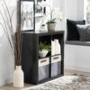 Brightroom Storage 4 Cube Organizer -Black - 13”