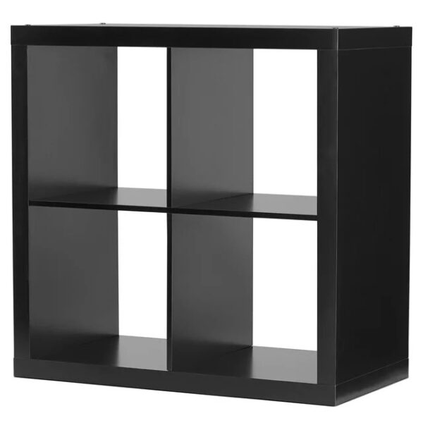 Brightroom Storage 4 Cube Organizer -Black - 13” - Image 3