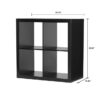 Brightroom Storage 4 Cube Organizer -Black - 13” - Image 8