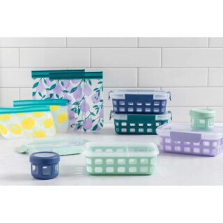 Ello 16-piece Plastic Food Storage Set