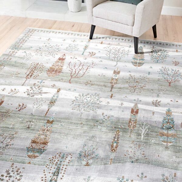 Empire Rug Collection Tree Of Life Area Rug - 9ft. 8 In. X 12ft. 6 In. - Image 2