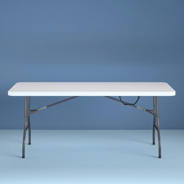 Cosco 8 Foot Centerfold Folding Table - White - Image 4