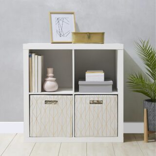 Brightroom Storage 4 Cube Organizer - White - 13”