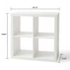 Brightroom Storage 4 Cube Organizer - White - 13” - Image 4