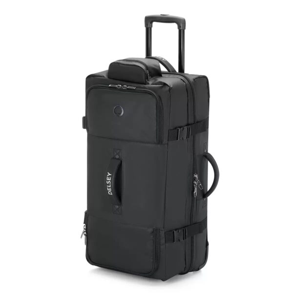 Delsey Raspail Rolling Wheeled Duffle Bag - Black