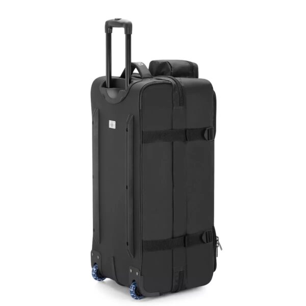 Delsey Raspail Rolling Wheeled Duffle Bag - Black - Image 3