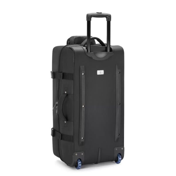 Delsey Raspail Rolling Wheeled Duffle Bag - Black - Image 6