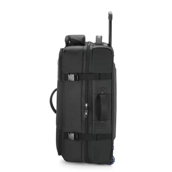 Delsey Raspail Rolling Wheeled Duffle Bag - Black - Image 7