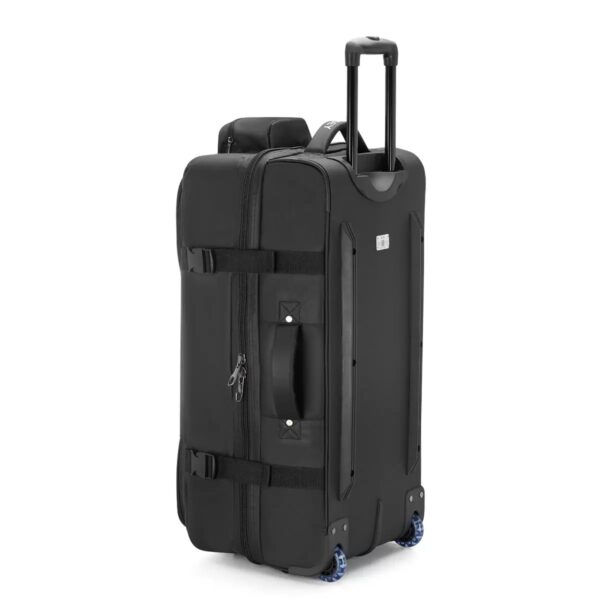 Delsey Raspail Rolling Wheeled Duffle Bag - Black - Image 8