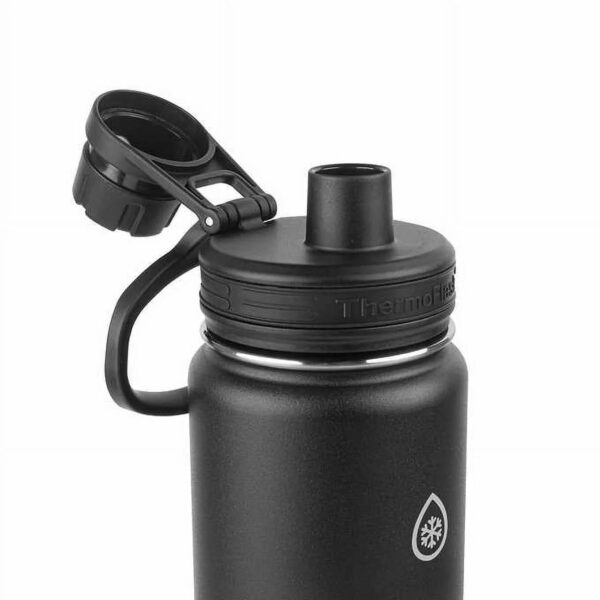 Thermoflask Stainless Steel Insulated Water Bottles - 24oz x 2-pack - Green & Black - Image 5