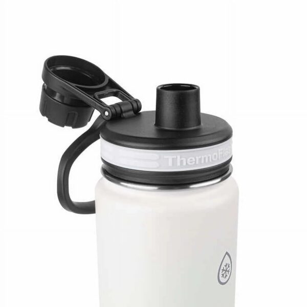Thermoflask Stainless Steel Insulated Water Bottles - 24oz x 2-pack - White & Coral - Image 4