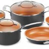 The Gotham Steel Pro Non-stick Hard Anodized Set - 8pc Cookware Set - Image 3