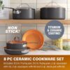 The Gotham Steel Pro Non-stick Hard Anodized Set - 8pc Cookware Set - Image 7
