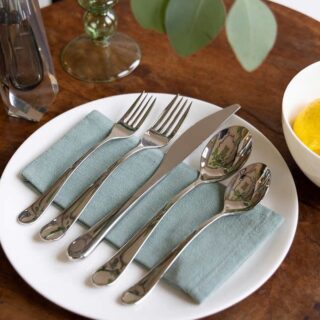 Gourmet Settings 20-piece Fern Flatware Set