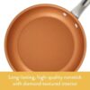 Ayesha Curry Home Collection - 12 Piece Aluminium Nonstick Cookware Set - Brown Sugar - Image 5