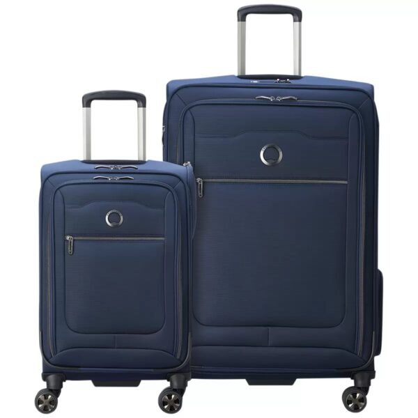 Delsey Paris Softside Spinner Luggage Set - 2pc Blue
