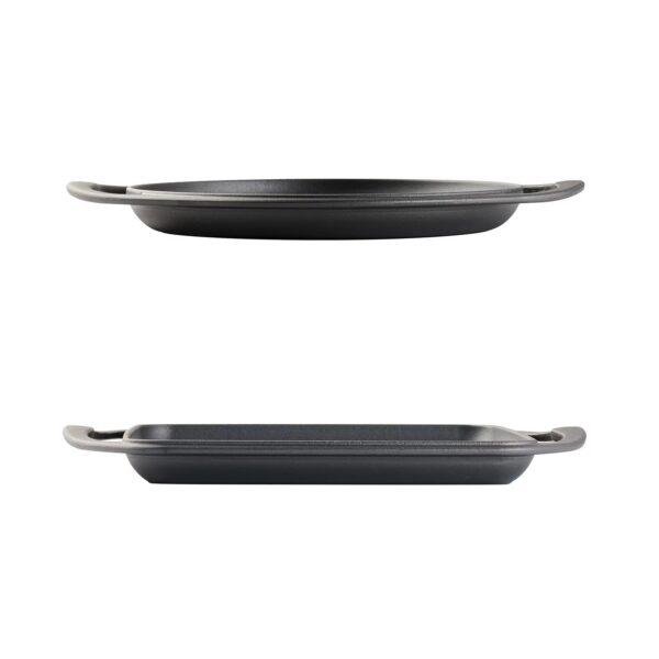 Tramontina Pre-seasoned Cast Iron Grill And Griddle Set, 2 Pack - Image 2