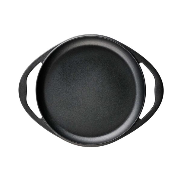Tramontina Pre-seasoned Cast Iron Grill And Griddle Set, 2 Pack - Image 4