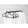 Member's Mark Elite Velvet Hangers With Chrome Hooks -50 Pcs - Black - Image 3