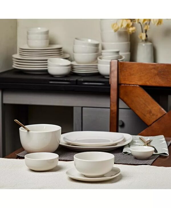 Tabletops Unlimited Inspiration By Denmark Soft Square - 42-piece Dinnerware Set - Image 5