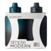 Simple Modern 64-oz Tritan Plastic Summit Water Bottle With Flip Straw - Moonlight and Graphite - Image 3