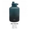 Simple Modern 64-oz Tritan Plastic Summit Water Bottle With Flip Straw - Moonlight and Graphite - Image 6