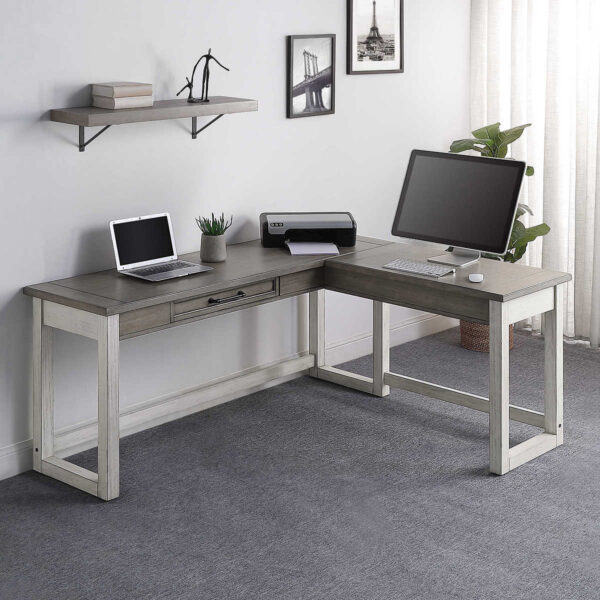 Bayside Furnishings Evelyn Mae Corner Desk/Table - Image 6