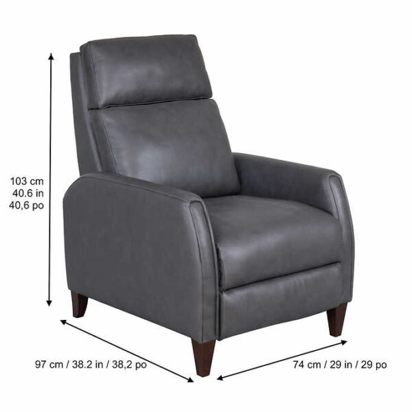 Decklyn Leather Pushback Recliner - Image 3