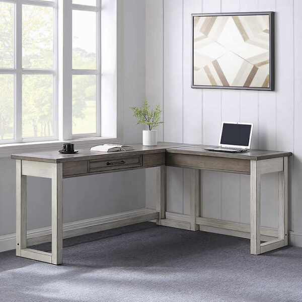 Bayside Furnishings Evelyn Mae Corner Desk/Table - Image 2