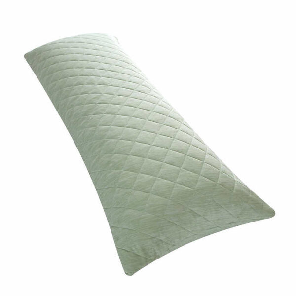 Essential Comfort 20" x 54" Quilted Cooling Body Pillow (Green) - Image 2